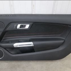 2018+ Mustang California Special Door Panel (Red Stitching + Mikko Suede Inserts)