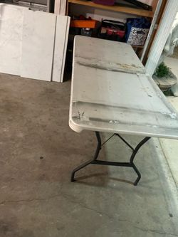 Folding table $20