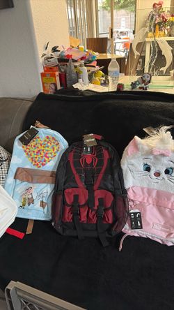 Backpack DISNEY-Spider-Man - Jurassic-Nightmare-Hello Kitty $35 EACH! 18”