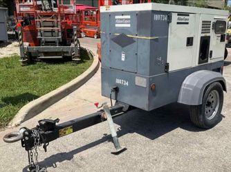 2016 ATLAS COPCO TIER 4 QAS 45 GENERATOR MODEL 45 KVA, DIESEL, Trailer Mounted!