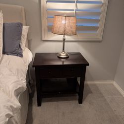 Pottery Barn Wooden Dresser And 2 Nightstands