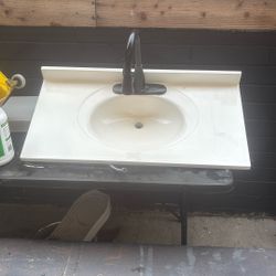 sink and faucet used 