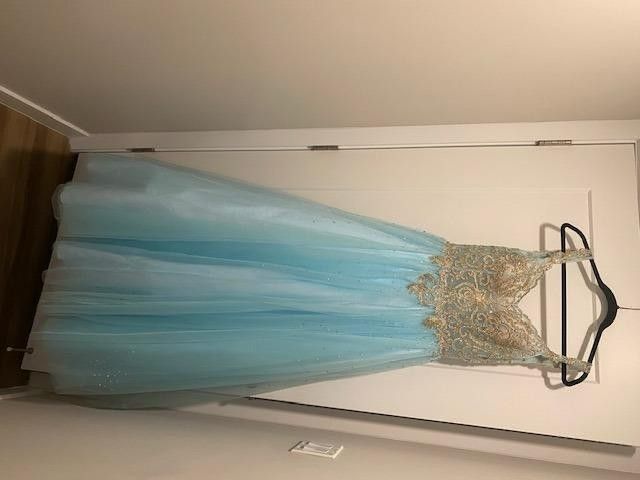 Dress For Women Party Aqua Color Size 6