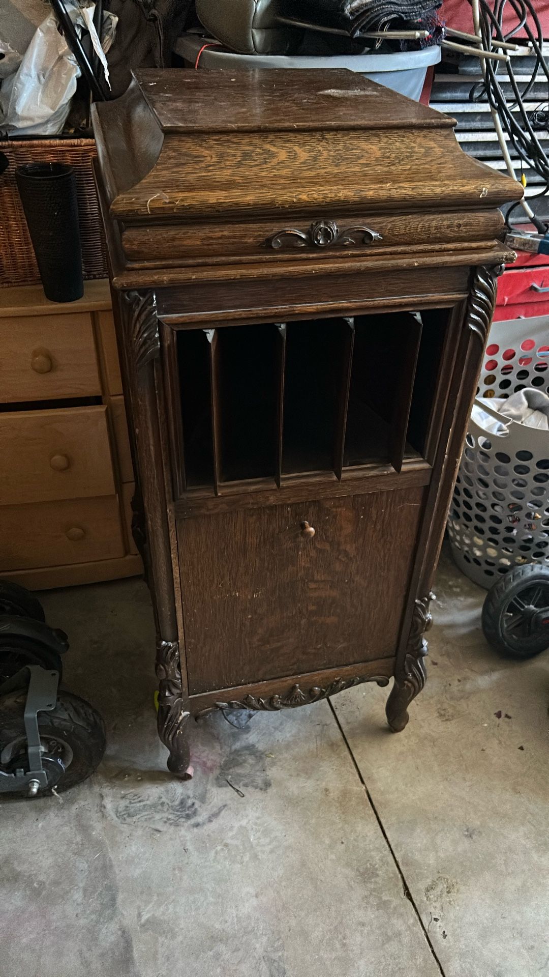 Antique Vinyl Record Player