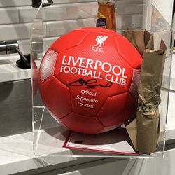 Authentic Signed Liverpool ball With Certification 