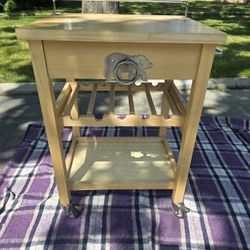 Rolling Kitchen Cart | Storage Work Station