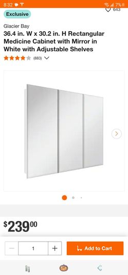 Glacier Bay
Rectangular Medicine Cabinet