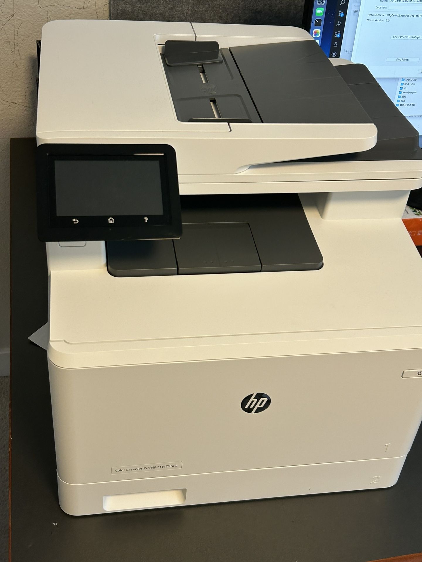 HP Color Laser Jet Pro MFP M479fdw Wi-Fi + Fax +Scan (Amazon $699)