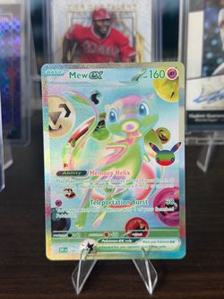 Mew Pokemon 30th futuristic rare