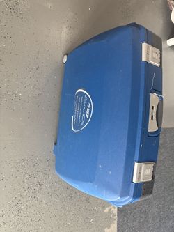 Blue Suitcase By Vip