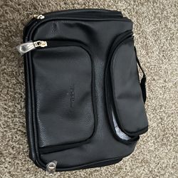 Black Leather Make Up Bag New Pick Up Upland.