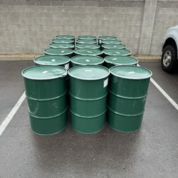 55 gal metal drums