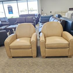 Leather Chairs 