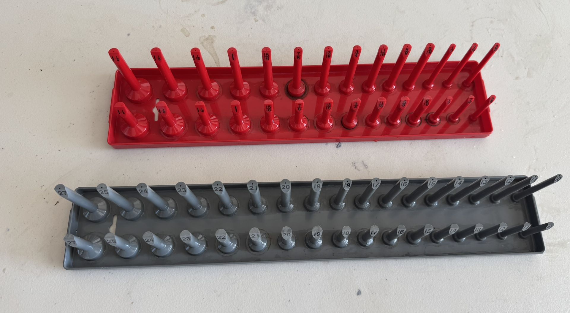Snap On 1/2” Drive Standard And Metric Socket Holders