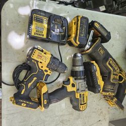 12 20 Volt Two Drills Saw Three Batteries Charger All Work Great G3 Hang Prices Firm No Offers No Trade