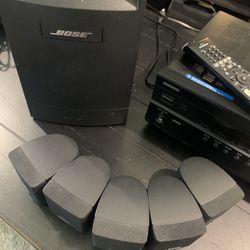 Bose Acoustimass 6 Series III surround speakers and Onkyo receiver 