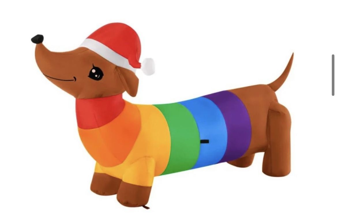Chritmas Pride Inflatable Dog