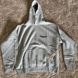 Essentials Fear Of God Hoodie Dark Oatmeal Size Medium