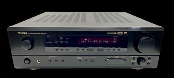 Vintage Denon AVR-1603 Home Theater Receiver – 5.1 Channel Surround – Dolby/DTS – Fully Functional – No Remote