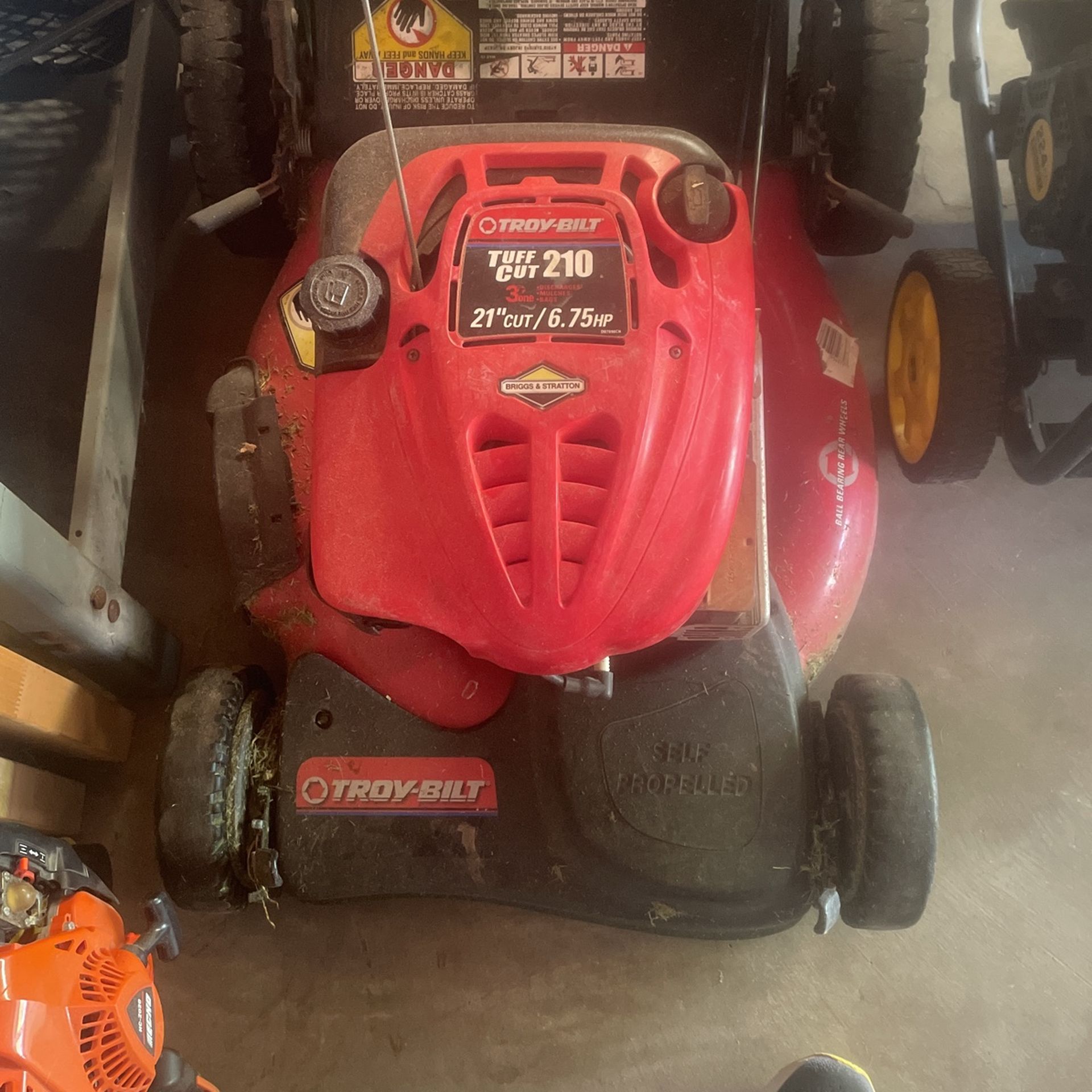 Troy built lawn Mower