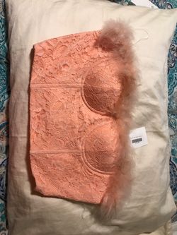 BRAND NEW W TAGS. CORSETT TOP SIZE LARGE has 3 sinches in the back to make smaller or tighter!