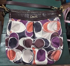 Coach Multicolor C-Logo Shoulder Bag