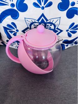 Pink tea pot