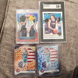 Lamelo Ball  Rookie Lot 4.  Cards