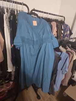 Blue Bloomchic Dress In Size 12