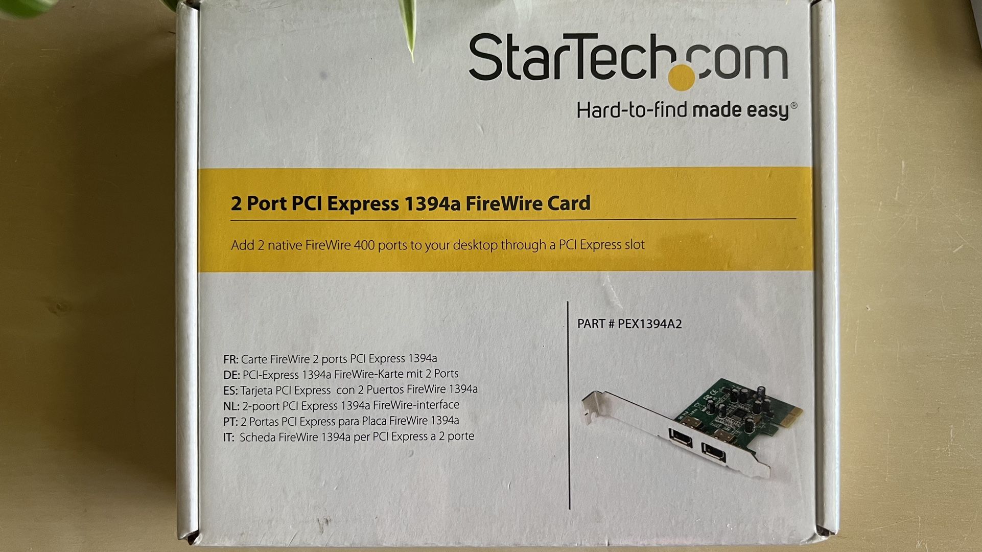 2 Port PCI Express 1394a FireWire Card
