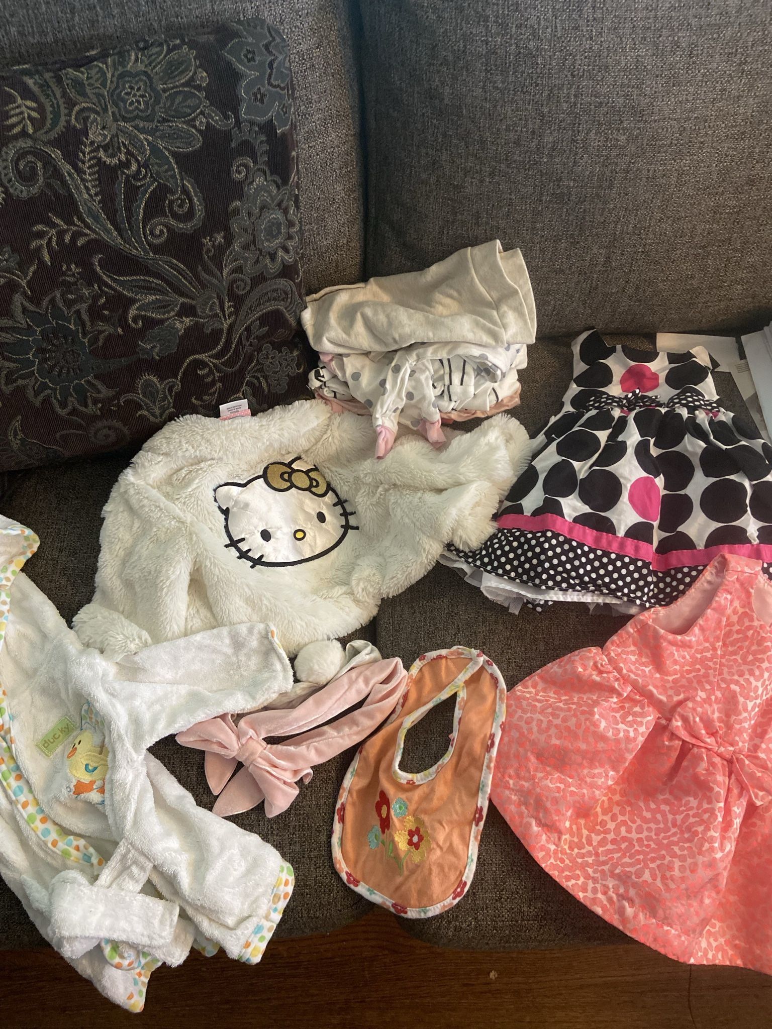 Little Girl Clothes With A Hello Kitty Coat