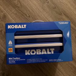 Kobalt mini tool box (blue)