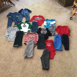 Boys 6-9 Months Fall/Winter Outfits, & P.J.’s