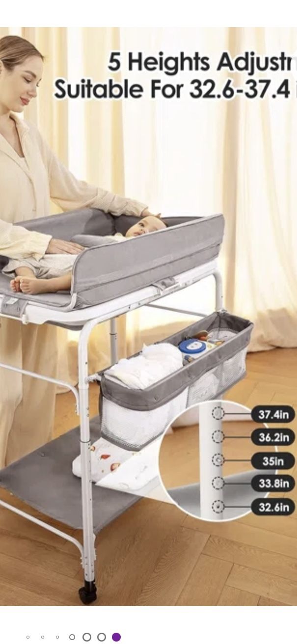 Foldable baby Changing & Table Tub . Infant And Newborn