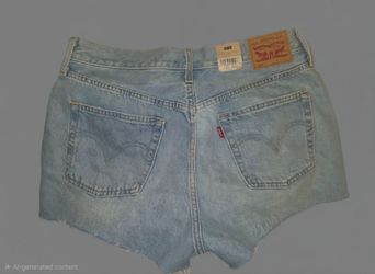 Womens Levi Strauss Jean Shorts