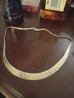 Silver necklace