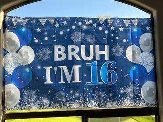 16th Birthday Banner