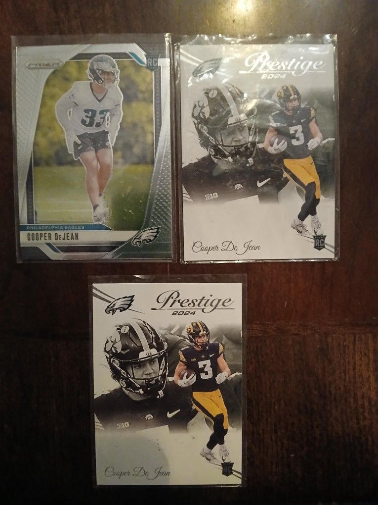 Cooper Dejean Rc Football Cards 