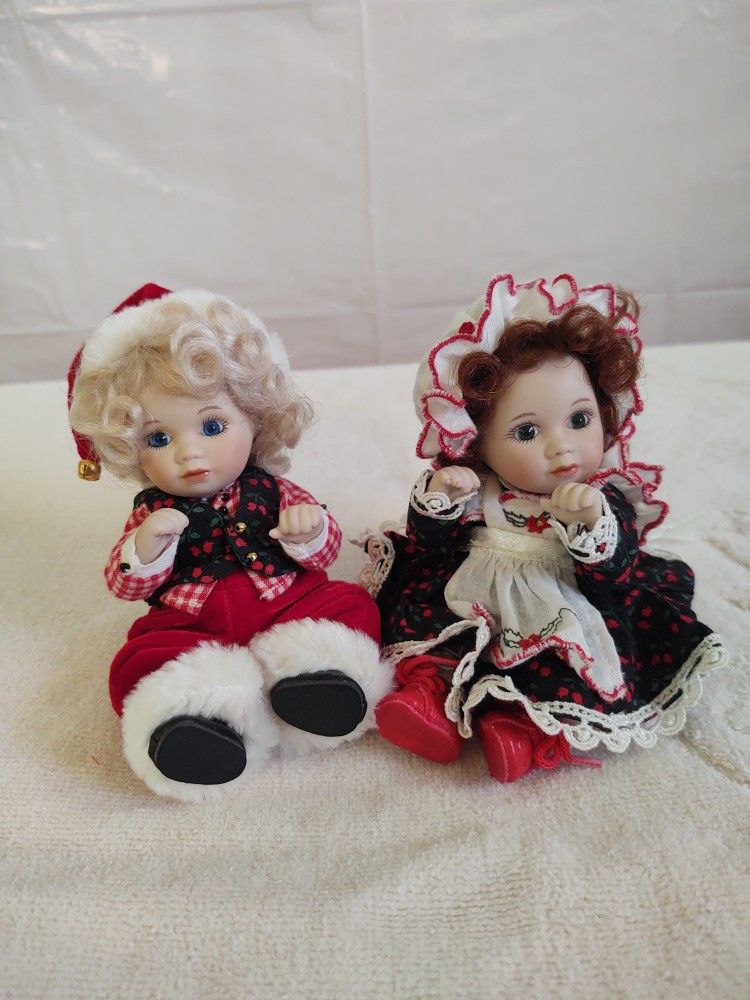 Marie Osmand Christmas Dolls