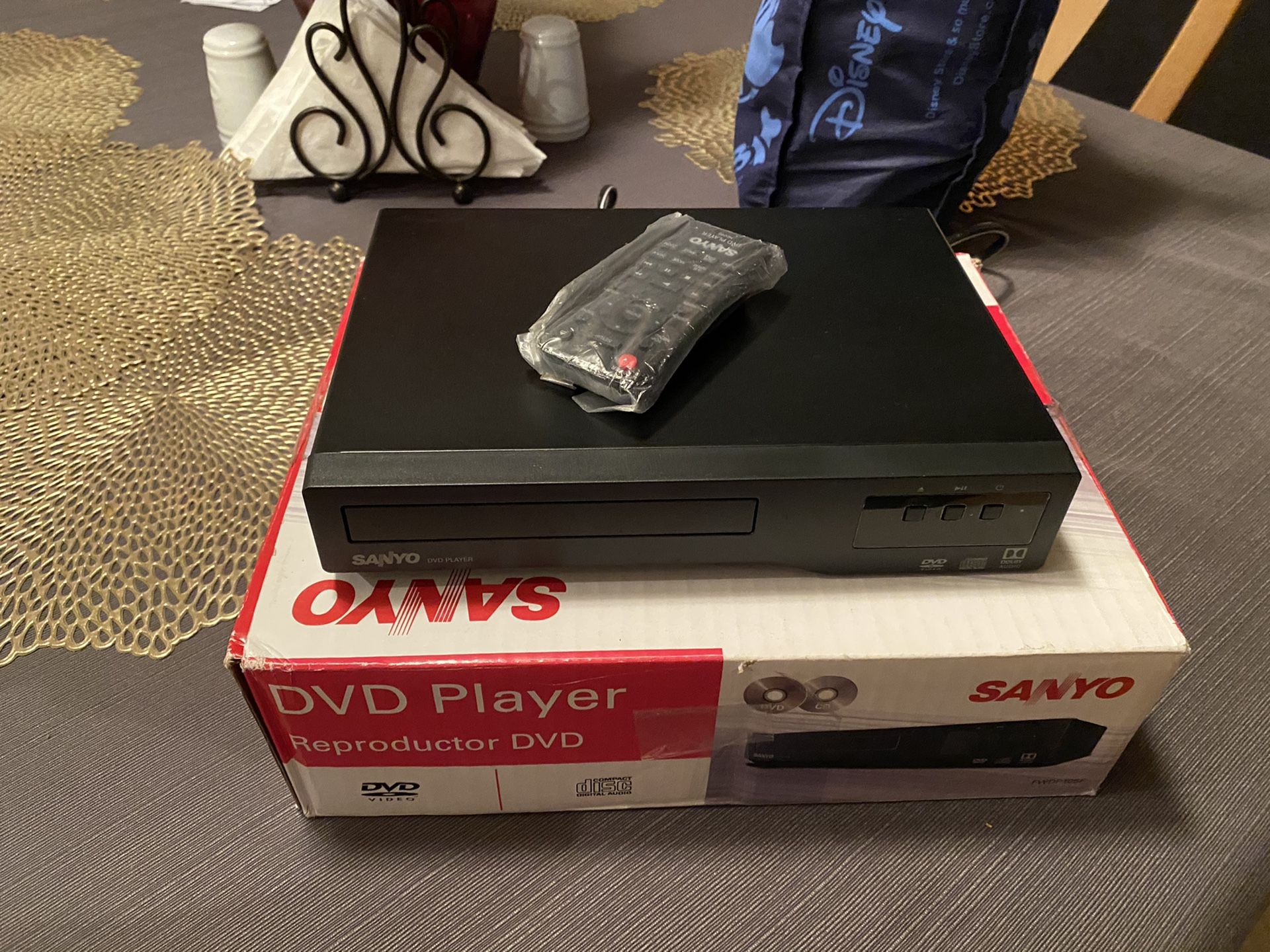 2 DVD player w/ remote one in box , one w/ o box