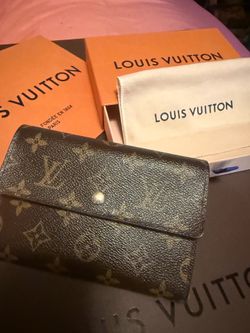 Louis Vuitton Monogram Long Wallet with Box & Dust Bag