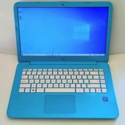 HP Stream Laptop / 14" / 4GB RAM / 16GB Storage / Card Reader/ HDMI / WiFi - Bluetooth / Windows 10 Enterprise - Firm Price 