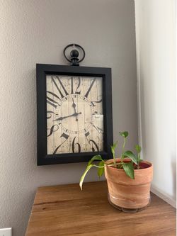Rustic Farmhouse Wall Clock