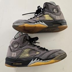 Off White Jordan 5 Muslin 
