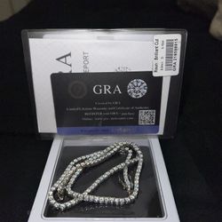 18inch 3mm Tennis Chain Lab Grown Moissanite Diamonds💎🔥