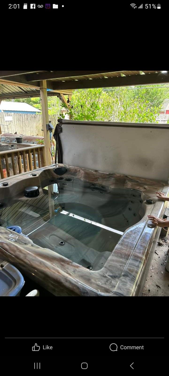 7 Person Marble hot Tub/pool For Sale By Owner