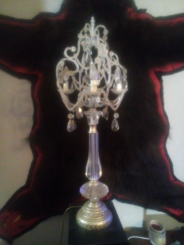 Matching Set Of 60+ Crystal Lamps