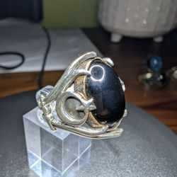 Onyx 925 Silver Ring