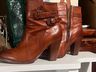 FRYE Jenny Ankle Boots Bootie Leather #(contact info removed) Women’s US 8