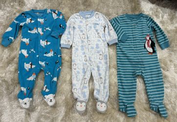 Carter’s Footed Pajama One Piece Bodysuits 